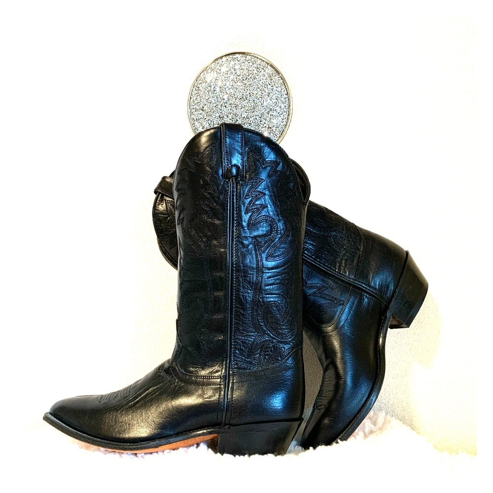 Durango Laredo Mens Leather Boots Black Size 11EE